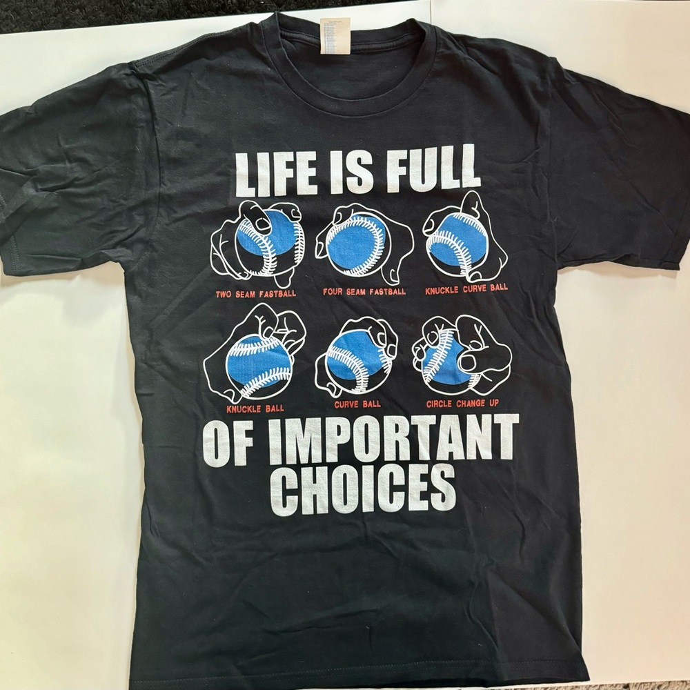 Baseball Pitcher t shirt Men’s size medium